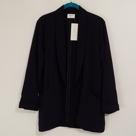 Sienna Sky Jackets & Blazers - Sienna Sky Dark Navy Blue Blazer in Size Medium